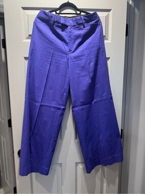 Banana Republic Violet Wide-Leg Trousers